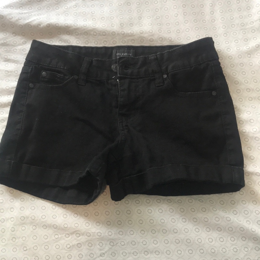 Balck jean shorts